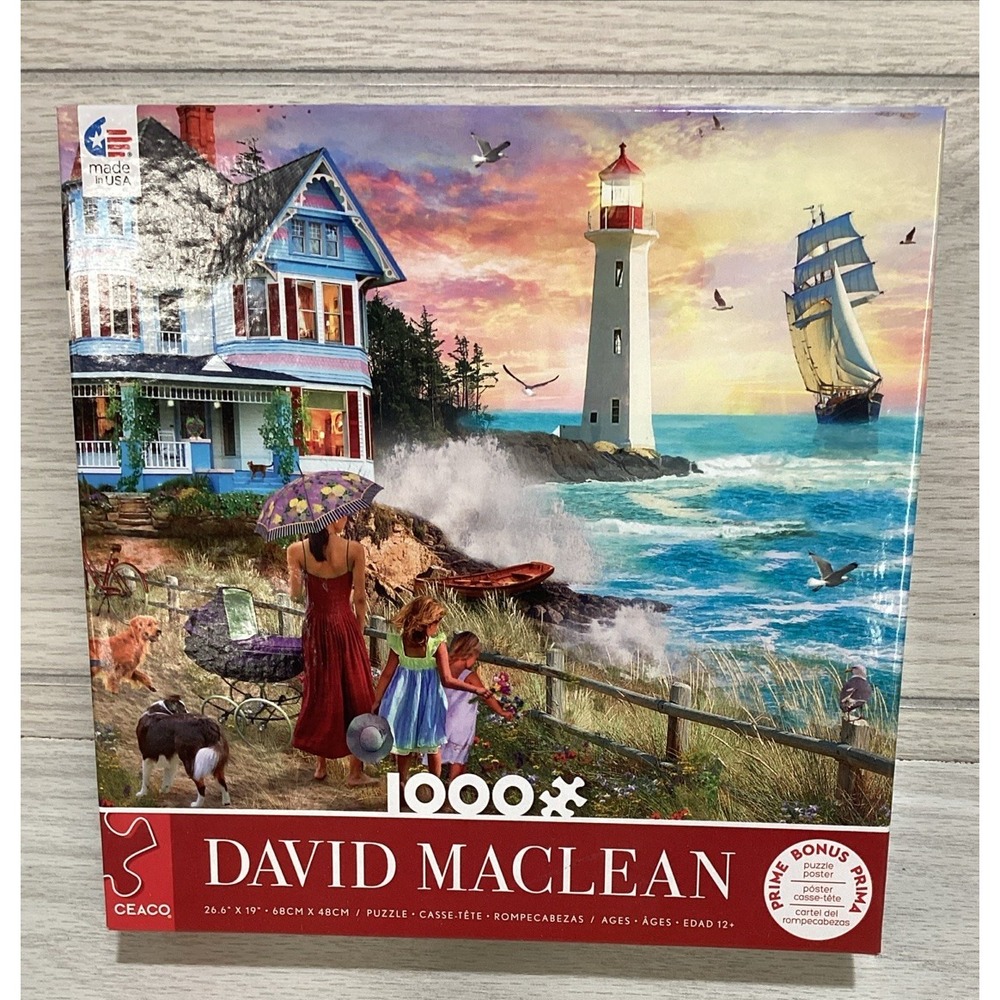 CEACO 1000PC Puzzle 27x19" Maclean‎ *Pieces Verified*